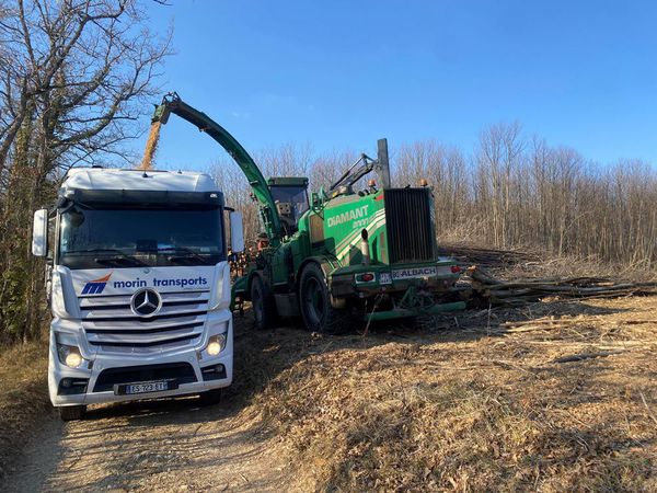 Chargement copeaux